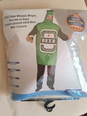 Unisex beer carnival costume unused