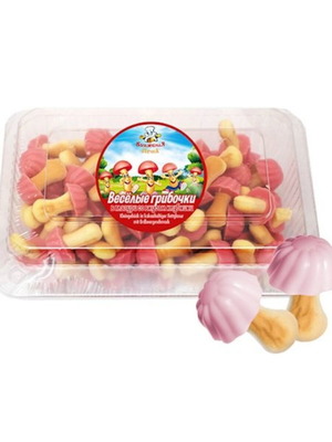 Mushroom Cookies in 3 Flavors Caramel Strawberry Dark Chocolate