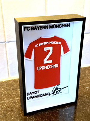 Dayot Upamecano with FC Bayern München logo like new