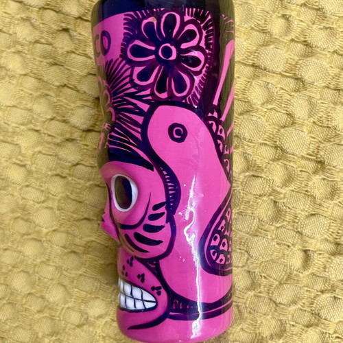 Set of 2 handmade ceramic shot glasses from Mexico