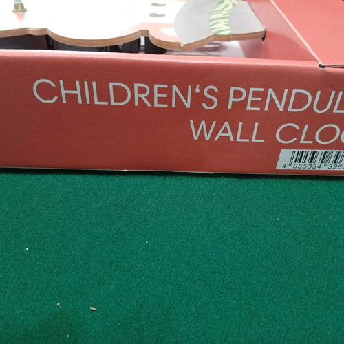 Children's pendulum monkey clock AURIOL like new