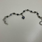 Women's bracelet new with stones and heart charm