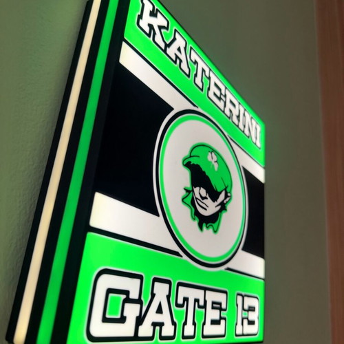 Led Gate 13 Panathinaikos Katerini lamp like new