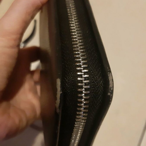 Nak leather wallet-bag like new, black