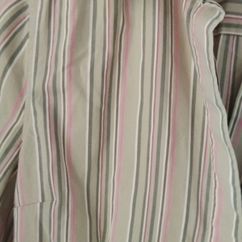 Express Design Studio women's striped shirt like new, beige and pink