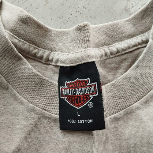 Harley Davidson T-Shirt used, beige, size L