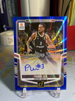 Euroleague Donruss 2024-25 Paris Lee Auto /35 like new