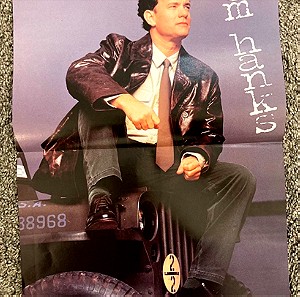 Tom Hanks - Beverly Hills 90210  Ένθετο Αφίσα από περιοδικό Αφισόραμα Σε καλή κατάσταση Τιμή 10 Ευρώ