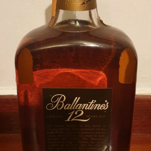 Ballantine's 12 years old very old Scotch whiskey new 75cl 80s