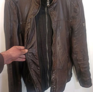 vintage 90's leather jacket
