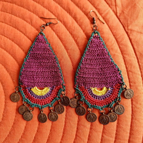 Handmade earrings like new