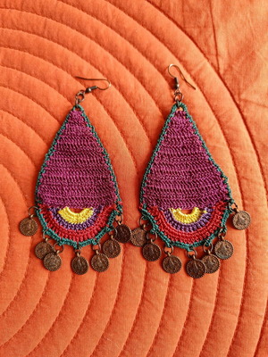 Handmade earrings like new