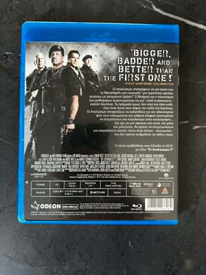 The Expendables 2 Blu-ray used with Greek subtitles