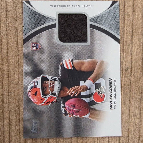Topps 2026 Flagship Football Taylen Green Browns NFL Rookies Material card