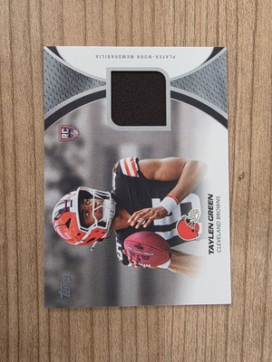 Topps 2026 Flagship Football Taylen Green Browns NFL Rookies Material card