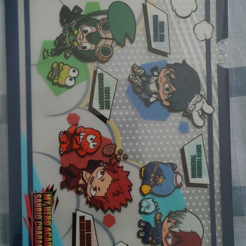 My Hero Academia clear files new, authentic Bandai set