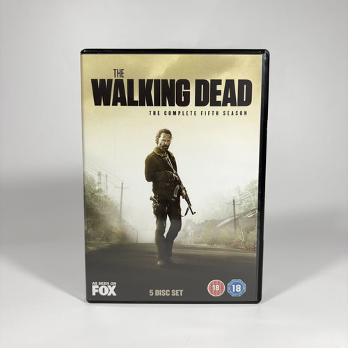 The Walking Dead The Complete Fifth Season DVD used with English subtitles