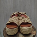 Migato platform sandals used, size 36, beige