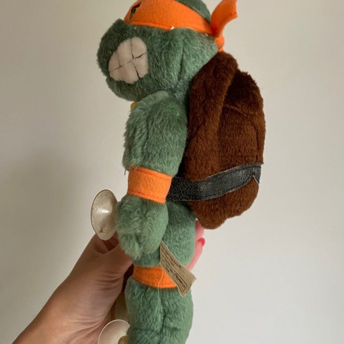 Teenage Mutant Ninja Turtles Michelangelo plush toy 1989 used