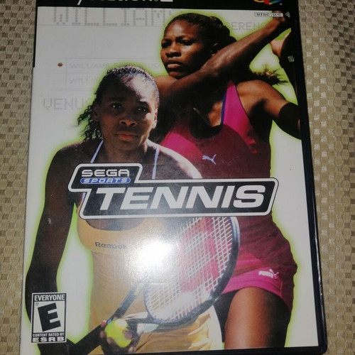 Sega Tennis PlayStation 2 used with disc wear