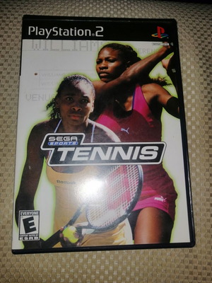 Sega Tennis PlayStation 2 used with disc wear