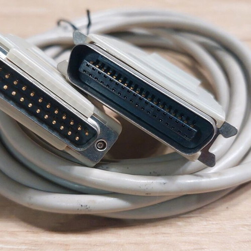 Parallel port DB25 printer cable 3 meters like new