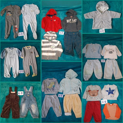 Baby clothes pack of 23 size 68 like new, winter lined