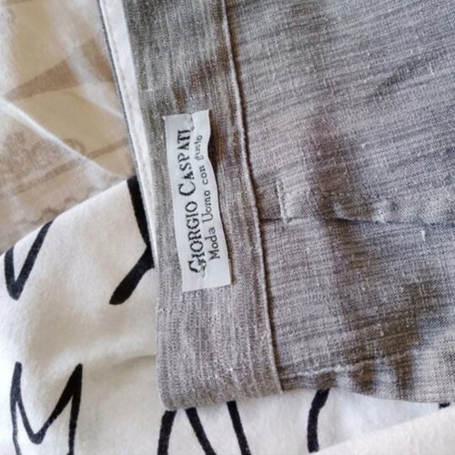 Giorgio Casppati men's pants, gray, size L