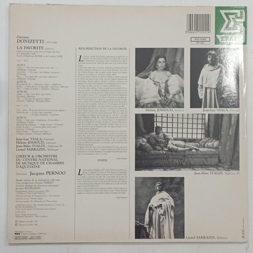 La Favorite vinyl used, double record