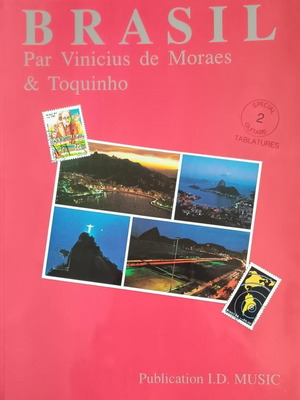 Brasil guitar book used, French edition, voice - tablature