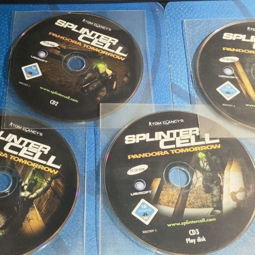 Tom Clancy's Splinter Cell Pandora Tomorrow PC CD ROM like new