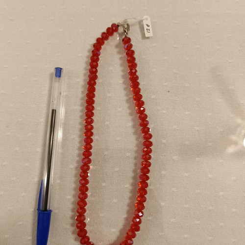 Necklace new, crystal