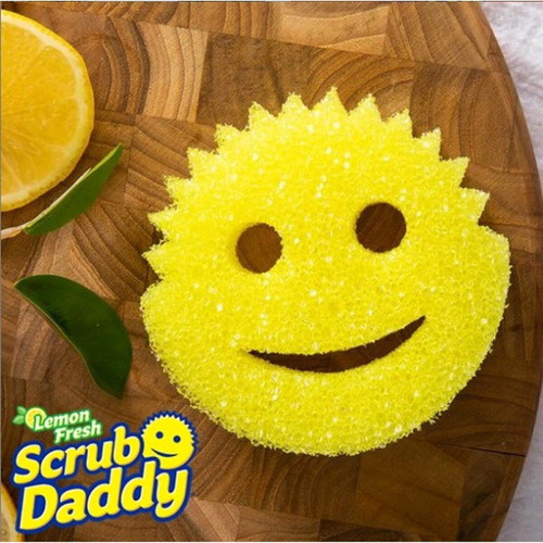 Scrub Daddy Lemon Fresh dish sponge new, yellow