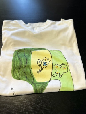 Sarah Lawrence T-shirt Large λευκό, σαν καινούργιο, 100% βαμβακερό