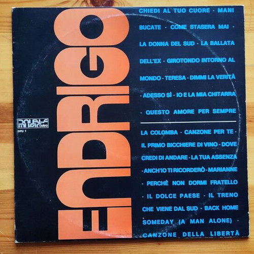 Sergio Endrigo Endrigo vinyl used, jazz