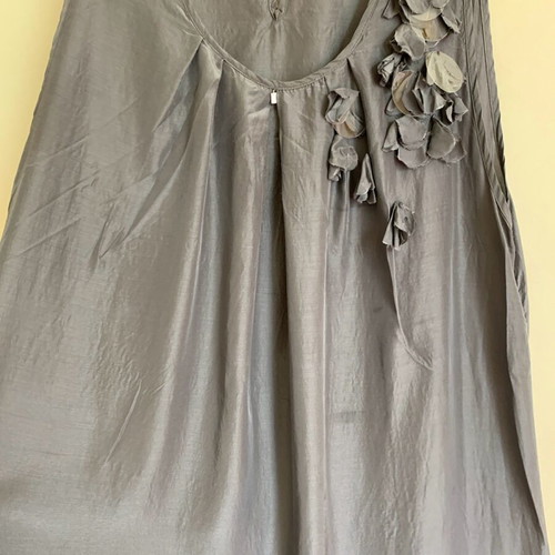 Trussardi dress size M used, airy gray with small defect