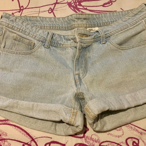 H&M denim shorts like new, size M 38 10, blue