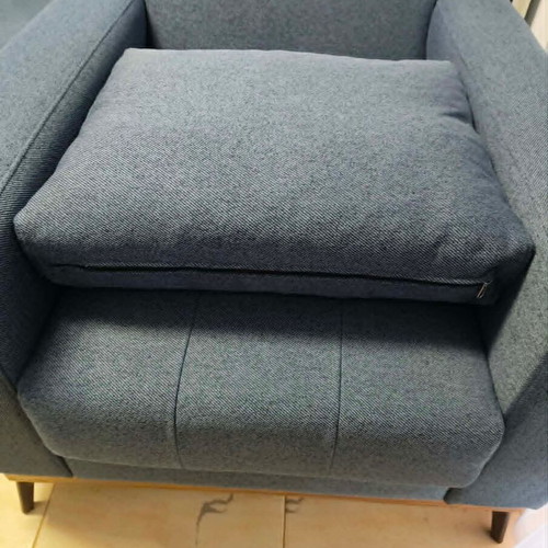 Armchair blue color new, comfortable and sturdy