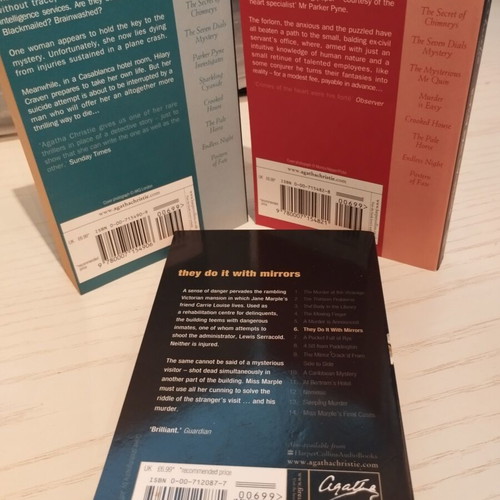 Agatha Christie books like new, 3 English novels