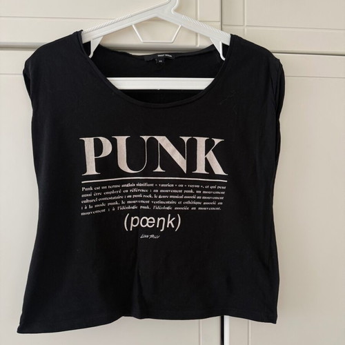 Tally Weijl Black Short Sleeve T-Shirt XS used