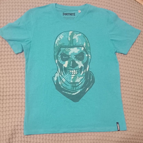 Fortnite kids' t-shirt, turquoise, size 164 cm, 14 years, 100% cotton