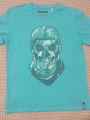 Fortnite kids' t-shirt, turquoise, size 164 cm, 14 years, 100% cotton