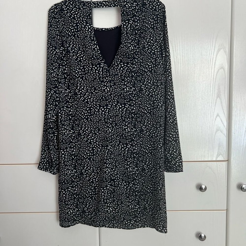 Mini animal print dress used, size Small