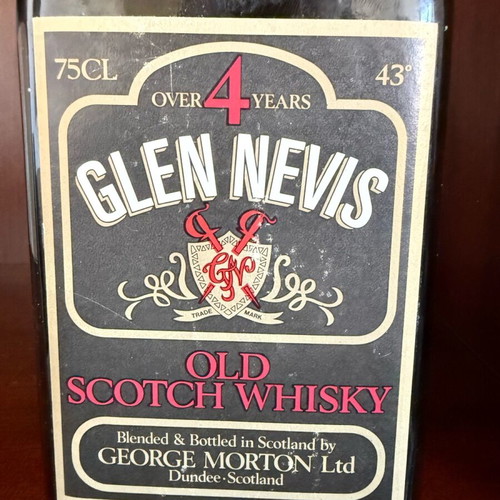 Glen Nevis Old Scotch Whisky Over 4 Years 750ml 43% in excellent condition