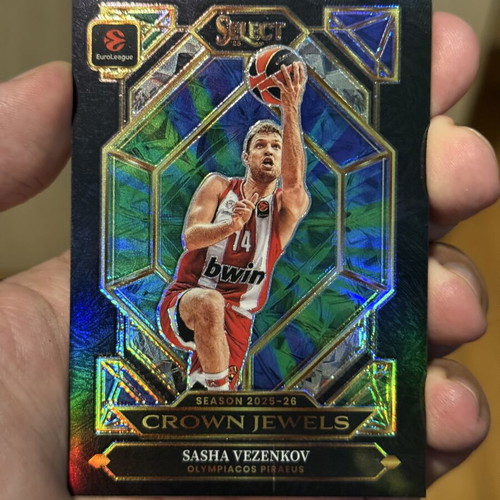 Sasha Vezenkov Crown Jewels case hit basketball card
