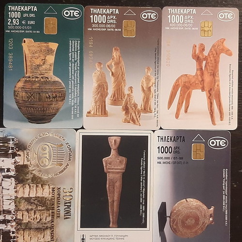 Collectible telecards pack of 18, like new