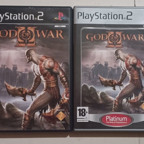 God of War II case and manual only used for PlayStation 2