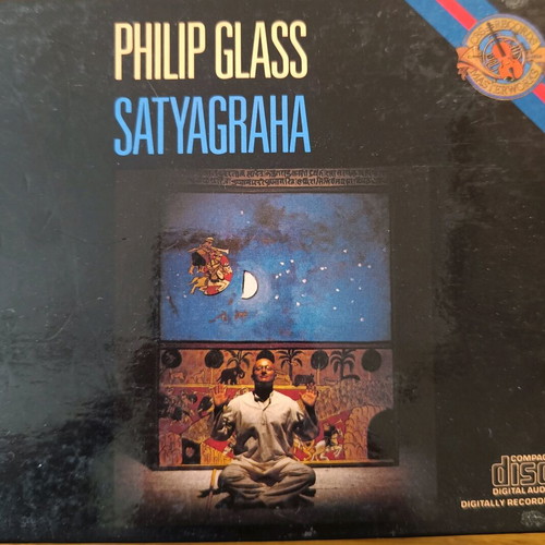 Philip Glass Satyagraha triple CD used, classical