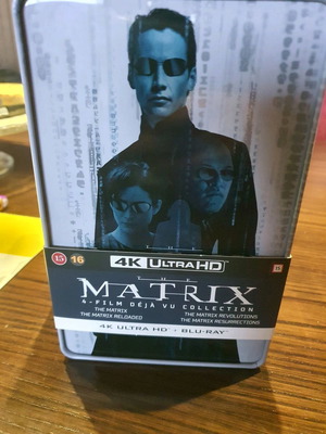 The Matrix Steelbook Collection 4K Blu-Ray New with Greek Subtitles