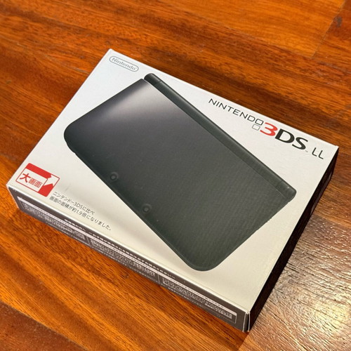 Nintendo 3DS XL Black console, boxed complete with accessories